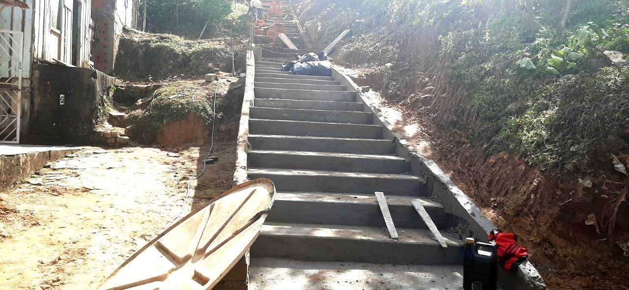 Camacã: Escadarias são recuperadas depois de 30 anos